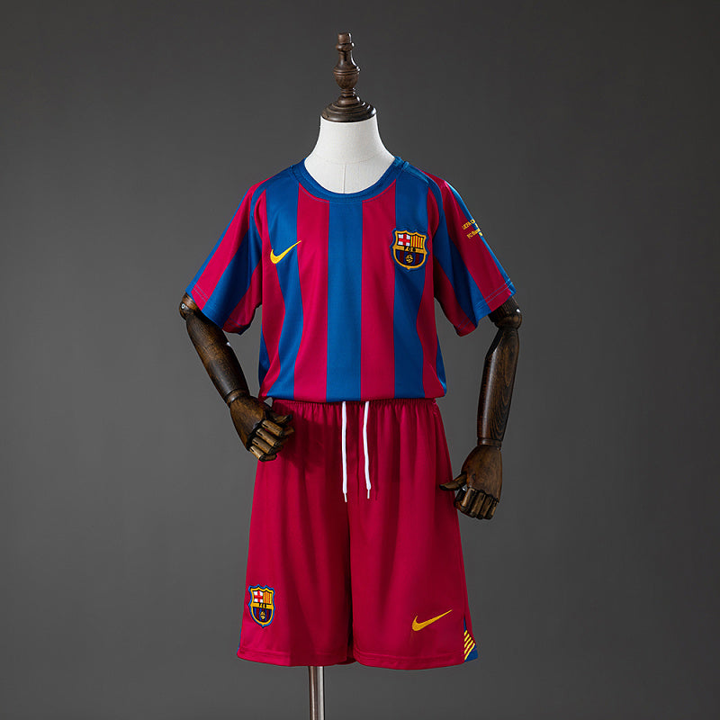 FCB 05/06 Kids Home Kit (UCL) retro