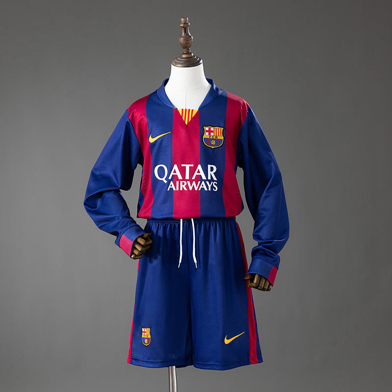 FCB 14/15 Kids Home Kit Retro LS