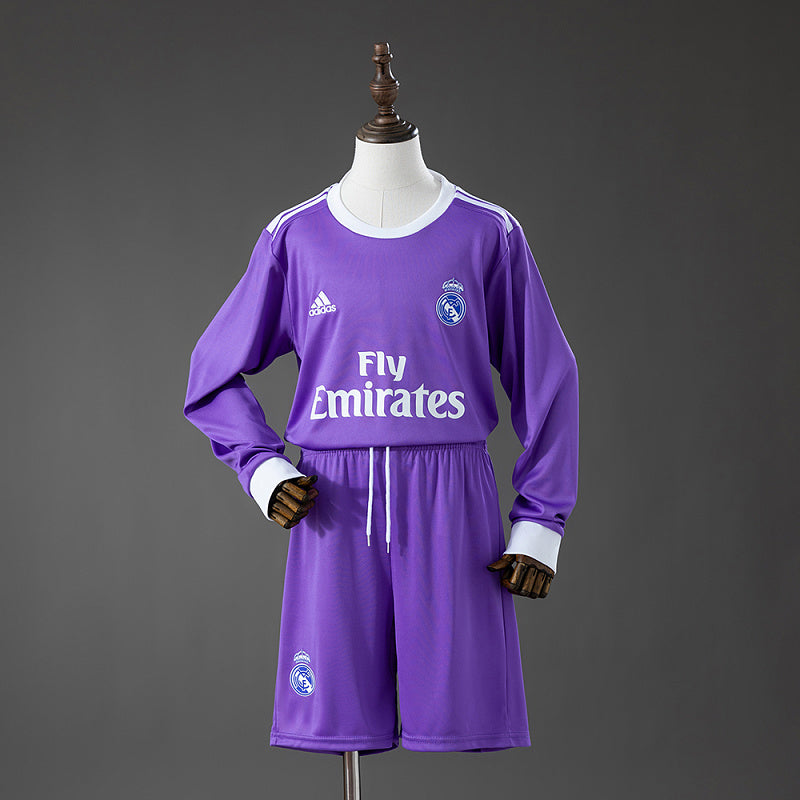 RM 16/17 Kids Away Kit Retro LS