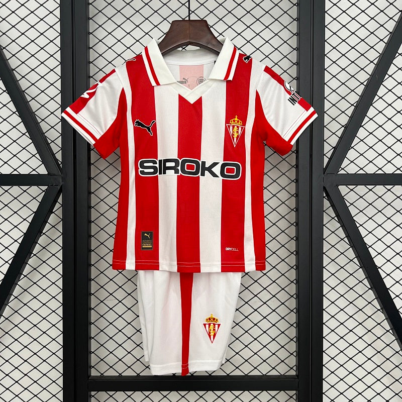 Sporting de Gijón 25/26 – Kids Home Kit