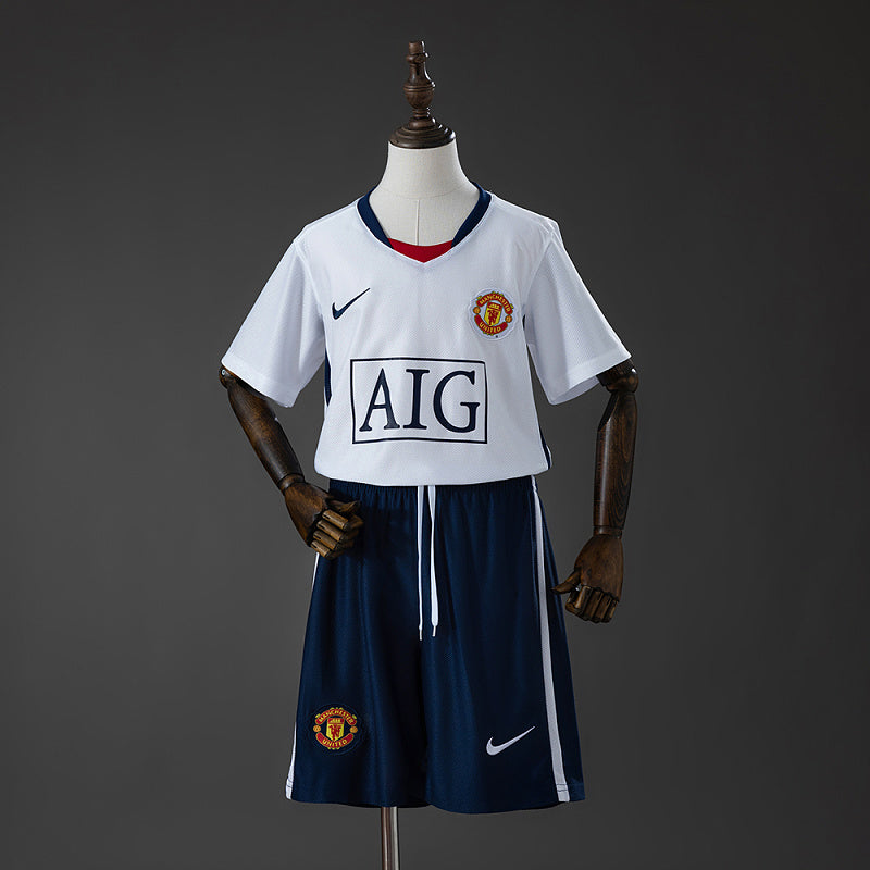 MU 08/09 Kids Away Kit (League Ed.) retro