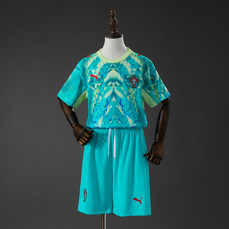 POR 2026 Goalkeeper-Green Kids Kit