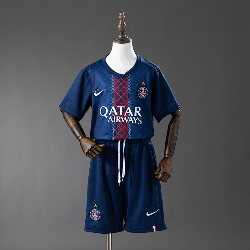 PSG 25/26 Kids Home Kit (Champion Ed.)