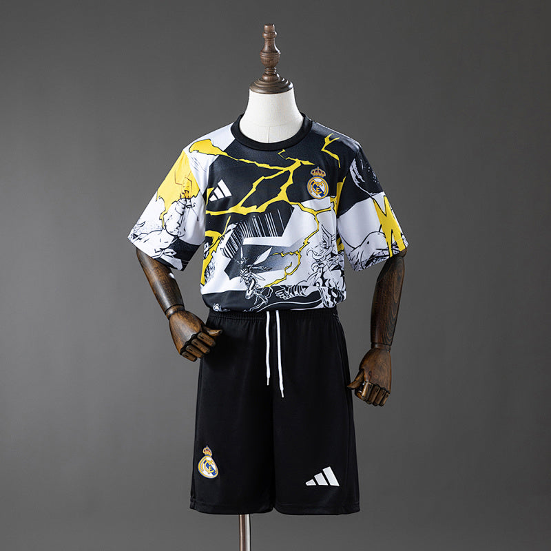 RM 25/26 Avengers – Pre-Match (Black & White) Kids Kit