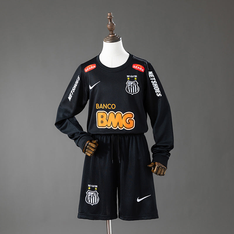 Santos 12/13 Kids Away Kit Retro LS